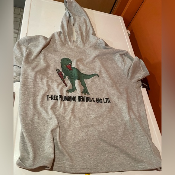 🥊🦖T-Rex Plumbing Heating & Gas Ltd. Boxing Trainher Gym US XL Short Sleeve🦖🥊 - Picture 8 of 16